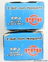 Prvi Partizan 7.62 Nagant Revolver 98 Grain FPJ Ammo 100 - 2 of 3