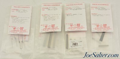 WOLFF Reduced Power Recoil Spring Pak 4packs S&W Ruger Etc