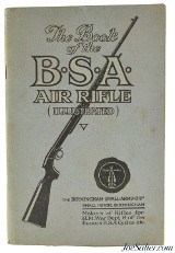 Original c.1910 Book of the BSA Air Rifle Catalog - 1 of 5