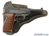 WWII German Mauser P.38 Pistol byf 43 w/ Hard Shell Holster & 2 Mags