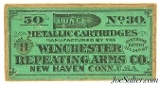 Excellent Sealed! Winchester 30 Long Rim Fire Ammo 1870's
