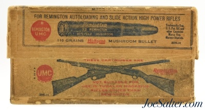 Remington 32 Rem
Hi-Speed Mushroom Bullet Box 110 Grain Rifle Ammo