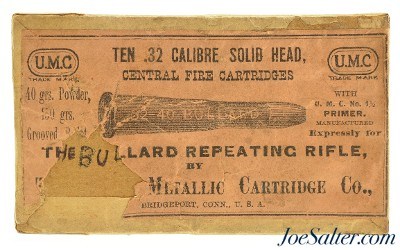 Scarce Early UMC 32-40 Bullard Rifle Cartridges Full 10 Rds