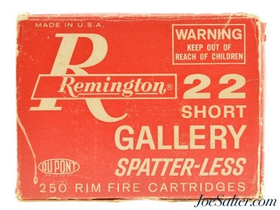 Remington .22 Short Gallery Red Box 1965 230+/
rnds Ammo