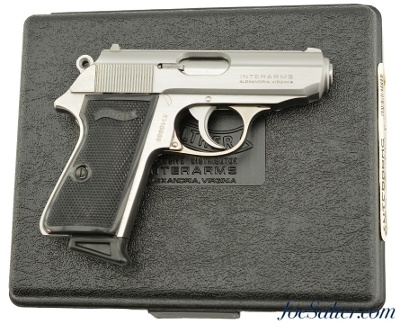 Walther PPK/S Stainless Pistol by Interarms with Box and Papers