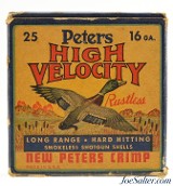 Peters Paper 16 Gauge High Velocity Shotgun Shells Flying Mallard No. 7 ½