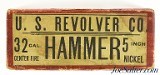 Original U.S. Revolver Co. Hammer Double Action 32 cal. 5 Inch Nickel Revolver - 1 of 5