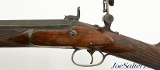 Manton Half Stock Percussion 40 Caliber Target Rifle W/ Vernier Sight Antique - 11 of 15