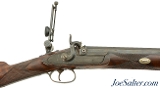 Manton Half Stock Percussion 40 Caliber Target Rifle W/ Vernier Sight Antique - 1 of 15