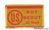 Very Rare Sealed! US Cart. Co. Boy Scout 22 Short Ammo Lowell, Mass Circa 1910-15 - 5 of 6