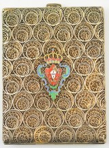 Silver Portuguese Cigarette Case by Topazio