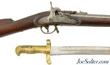 Very Rare Civil War Merrill Breech-Loading Rifle with Original Bayonet 1 of 770