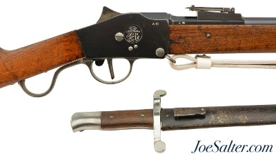 Published South African Model 1885 Guedes Rifle and Bayonet