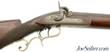 Antique New York Percussion Target Rifle by F.W. Jaehne .38 Cal