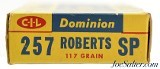 Dominion 257 Roberts 117gr. SP 20 Rounds - 5 of 7
