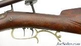 Antique Scoped Percussion Target Rifle by Nelson Lewis of Troy, NY - 11 of 15