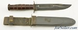 WWII USN Mk2 Fighting Knife with Sheath Camillus Cutlery N.Y. - 2 of 10