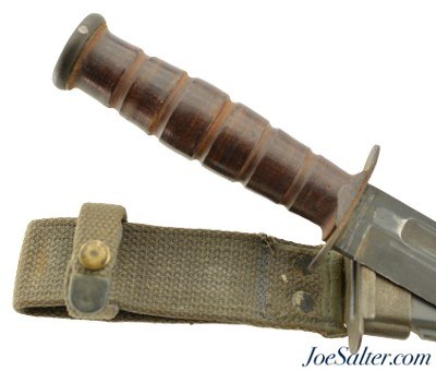 WWII USN Mk2 Fighting Knife with Sheath Camillus Cutlery N.Y.