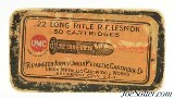 Sealed! Remington UMC Split Logo 22 Long Rifle Lesmok Ammunition 1911