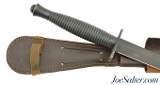 Late War British Fairbairn Sykes Fighting Knife 3rd Pattern Broad Arrow Excellent