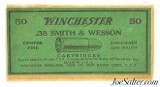 Winchester 38 S&W Black Powder Ammo H&R Hopkins & Allen Call Out