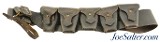 British P-1903 1922 Dated 5 Pouch Leather Bandoleer