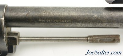 Swedish Model 1896 Rifle by Carl Gustafs w/ Threaded Barrel - Image 9 of 15