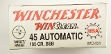 Winchester USA 45 ACP 185gr Winclean BEB Ammo 150rds. - 2 of 3