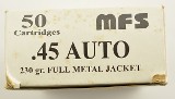 MFS 45 Auto 230gr. FMJ Hungary 150 rounds - 2 of 3