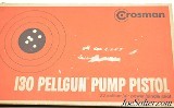 Vintage Crosman 130 .22 Cal Air Pistol with Original Box 2nd Variant 1955 - 3 of 13
