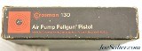 Vintage Crosman 130 .22 Cal Air Pistol with Original Box 2nd Variant 1955 - 13 of 13