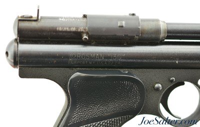 Vintage Crosman 130 .22 Cal Air Pistol with Original Box 2nd Variant 1955 - Image 5 of 13