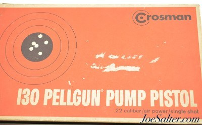 Vintage Crosman 130 .22 Cal Air Pistol with Original Box 2nd Variant 1955 - Image 3 of 13
