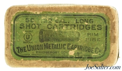 Union Metallic Cartridge Co. 22 Long Shot Cartridges Full Ammo Box