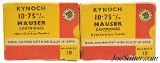 Scarce Kynoch 10.75mm Mauser Ammunition 347 Grain 20 Rounds