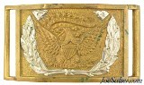 Original Pattern 1851 Enlisted Sword Belt Plate Buckle with Keeper