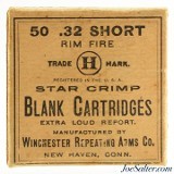 Winchester Repeating Arms Co. 32 Short Rim Fire Blank Ammo Full Box 50 Rds