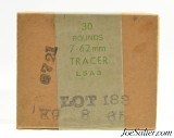 British 7.62 Tracer Ammo L5A3 Sealed Box of 30 Rounds 1965 Vietnam Era - 3 of 3