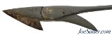 Excellent Antique Temple Style Toggle Iron Harpoon "D.W.S"