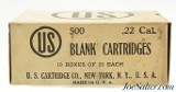 Excellent Scarce Full Brick US Cartridge Co. 22 Short Blank Ammo 500 Rounds - 2 of 4