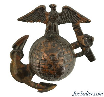 WWI USMC Enlisted Hat Insignia 1914-22 EGA Service