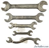 Set of 5 Antique Winchester Open End Wrenches