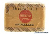 Full & Sealed! WWI Era 38 Long Colt Smokeless Ammo Remington UMC - 3 of 6