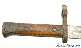 Original Austrian M1895 Carbine Bayonet with Muzzle Ring Sight & Scabbard - 3 of 9
