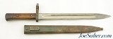 Original Austrian M1895 Carbine Bayonet with Muzzle Ring Sight & Scabbard - 2 of 9