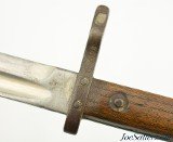 Original Austrian M1895 Carbine Bayonet with Muzzle Ring Sight & Scabbard - 7 of 9