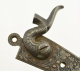 Antique Set Fancy Percussion Locks for Muzzleloader Firearm - 6 of 7