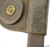 Scarce US Navy Marked Trapdoor Socket Bayonet & Scabbard USN Span-Am War - 10 of 10