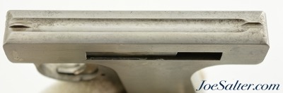 Unique Iver Johnson Prototype Blow-Forward Vest Pocket Pistol Patented in 1916 25 ACP - Image 9 of 15