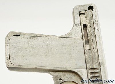 Unique Iver Johnson Prototype Blow-Forward Vest Pocket Pistol Patented in 1916 25 ACP - Image 3 of 15